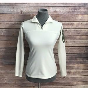 Arc’teryx White Fleece Quarter-Zip